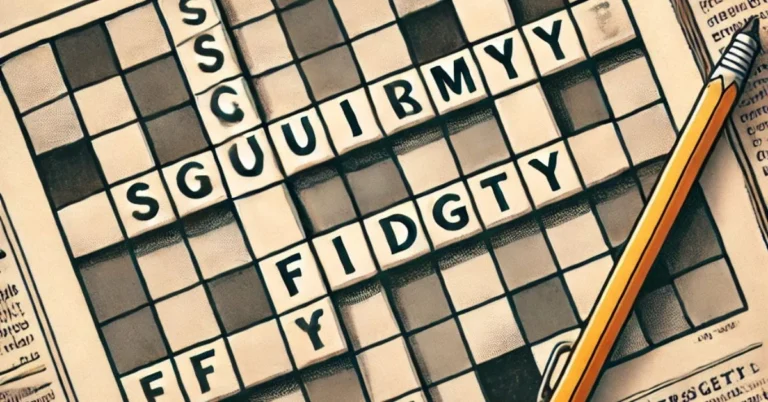 Squirmy and Fidgety NYT Crossword