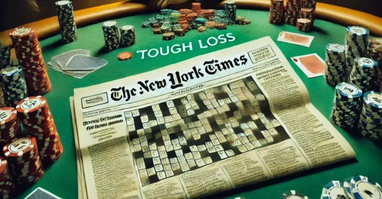 Tough Loss for a Poker Player NYT Crossword